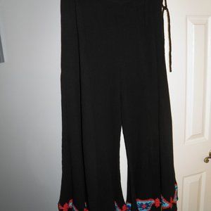 Double D Ranch Womens Southwestern Wide Leg Pants